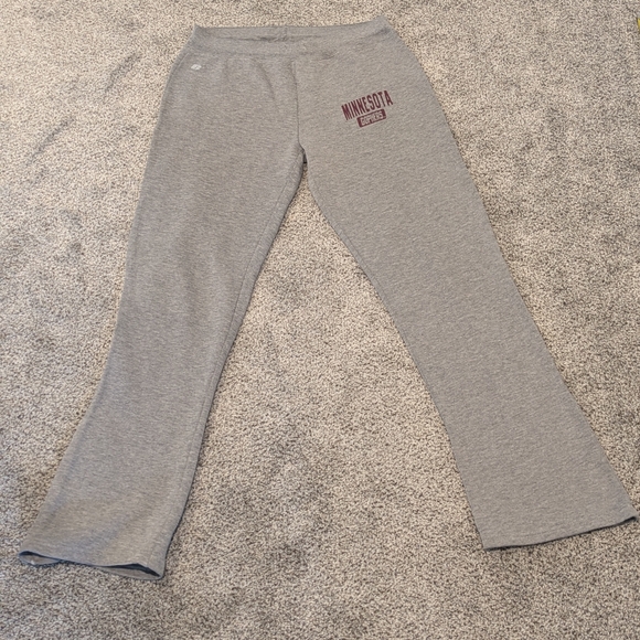 Russell Athletic Pants - Russell Athletic Minnesota Golden Gopher Sweatpants Gray Sz Large NCAA Dri-Power